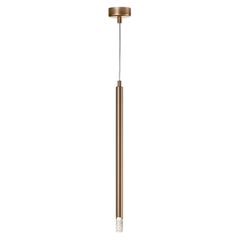 Lámpara colgante Stylo Anodic09 con cristal