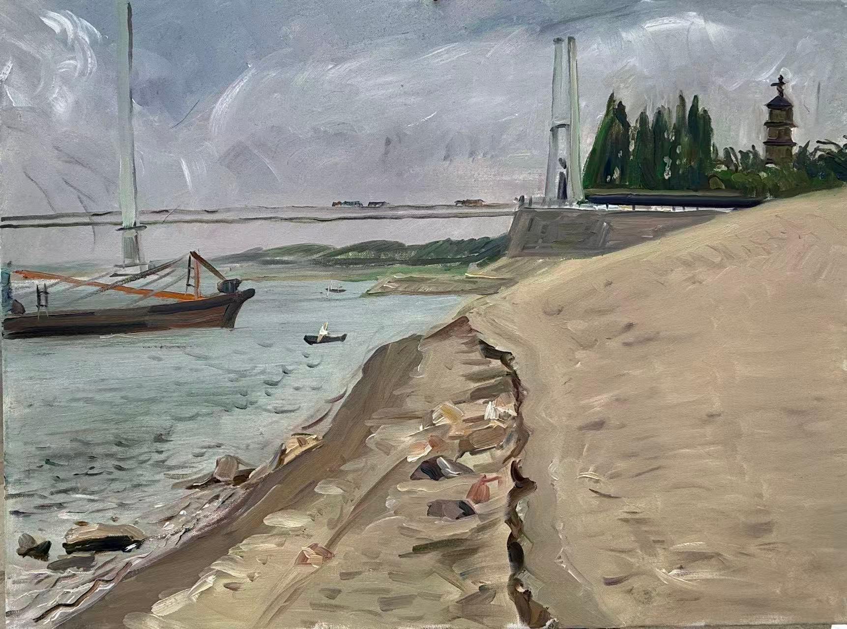 Chinese Contemporary Art by Su Yu - Beach