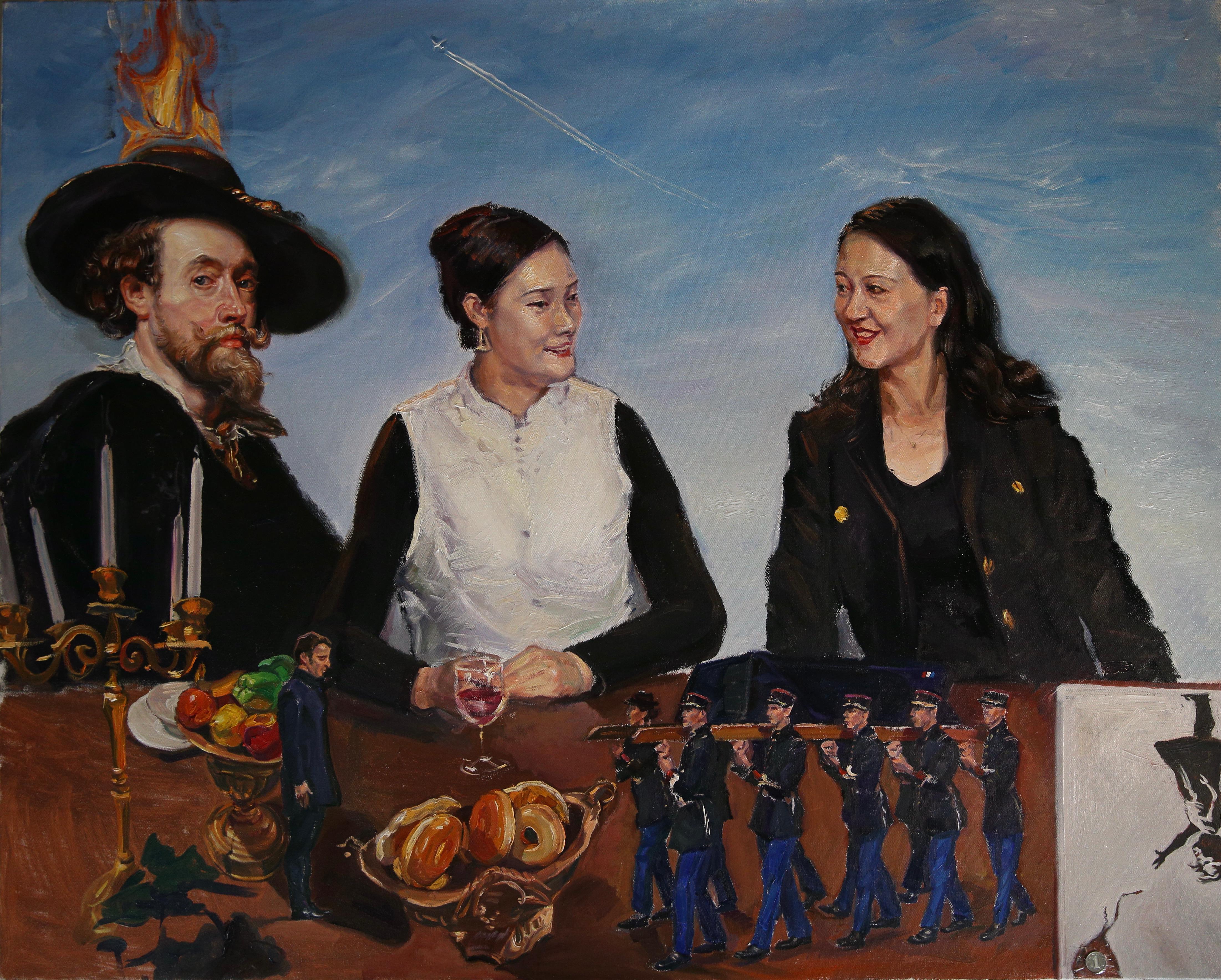 Arte contemporanea cinese di Su Yu - Ancora femminile in vendita 1