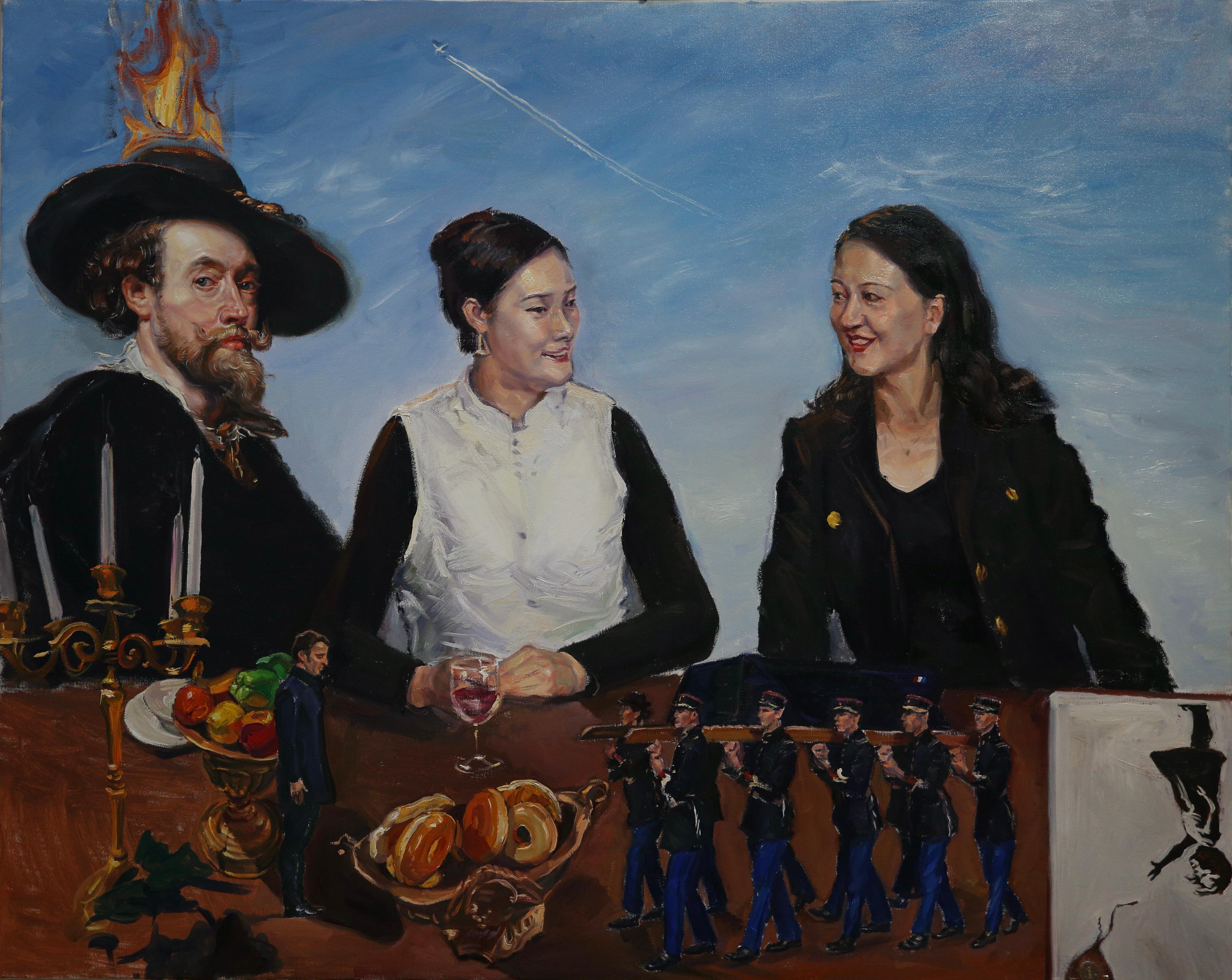 Arte contemporanea cinese di Su Yu - Ancora femminile in vendita 5