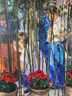 Chinesische Contemporary Art von Su Yu - Die Blumen weinen