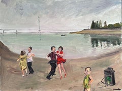 Chinese Contemporary Art by Su Yu - Dance by the River
