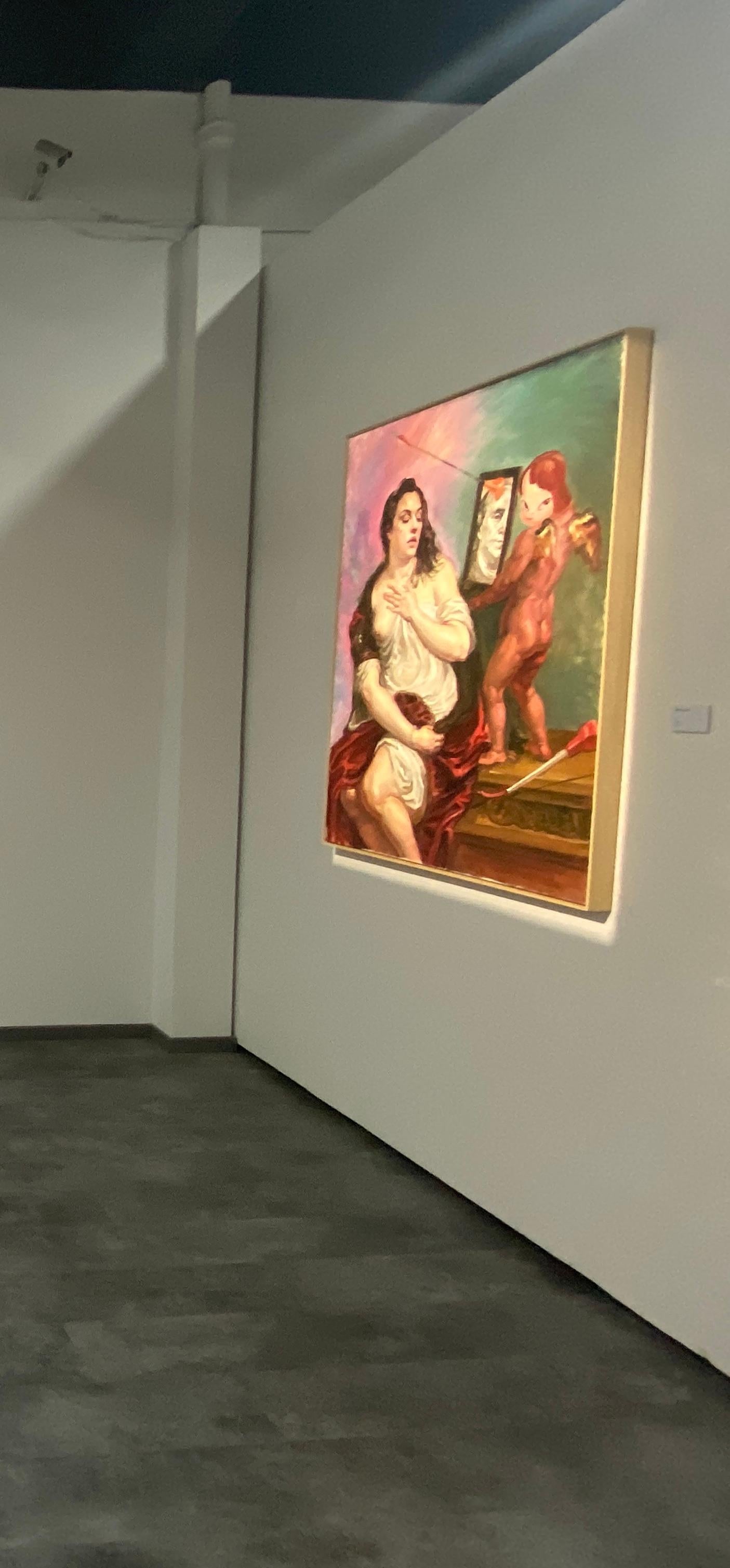 Arte contemporáneo chino de Su Yu - Mónica y Cupido en venta 6