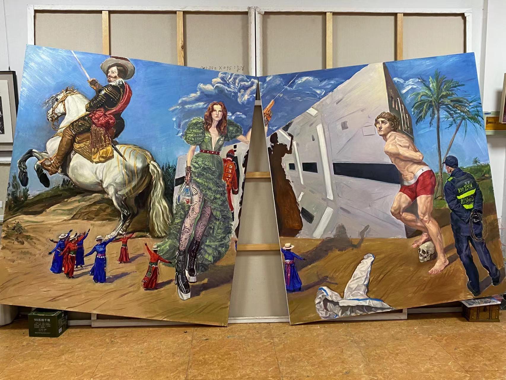 L'arte contemporanea cinese di Su Yu - Non ci sono eroi nel tempo dei guai in vendita 1