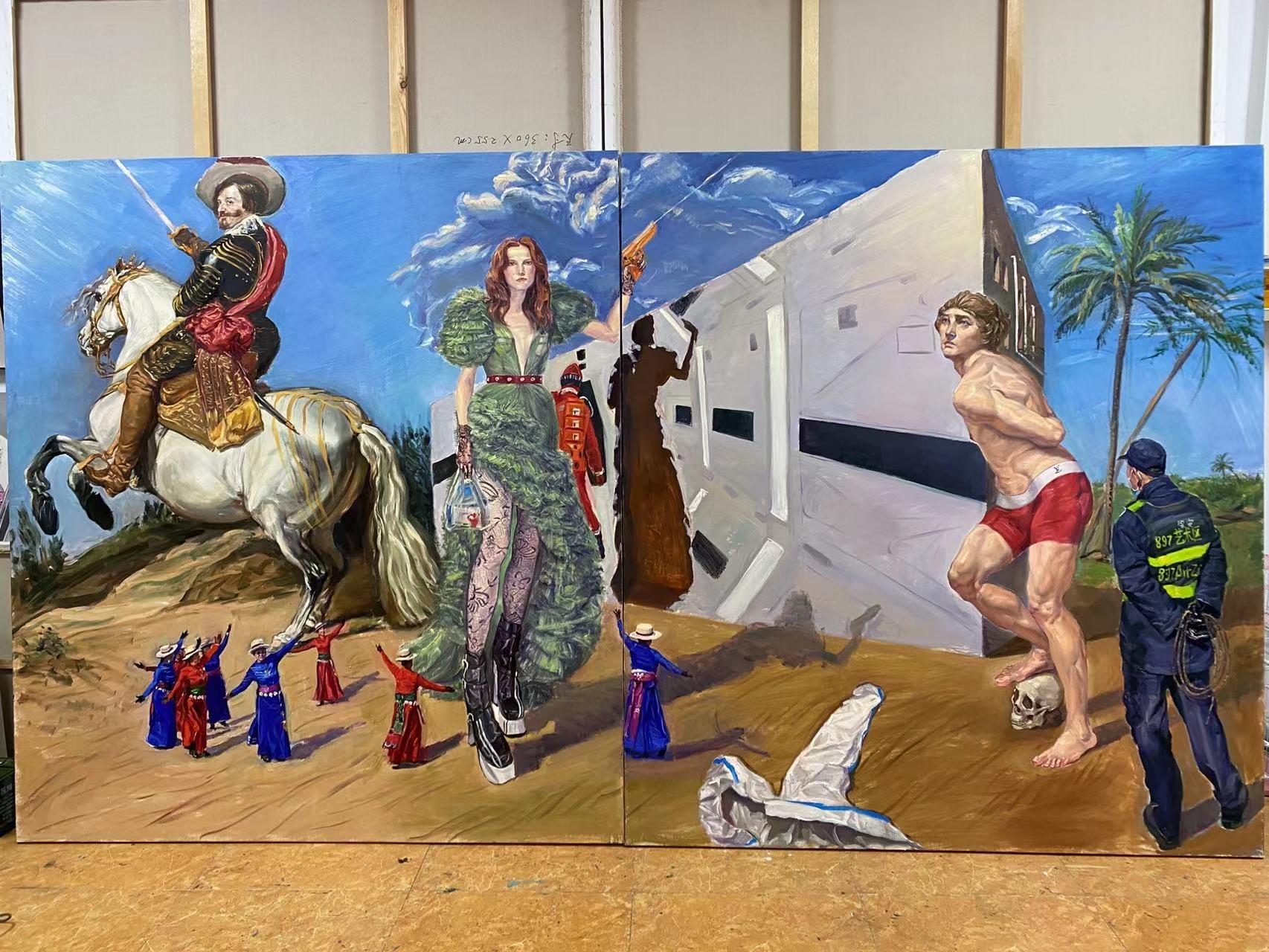 L'arte contemporanea cinese di Su Yu - Non ci sono eroi nel tempo dei guai in vendita 2
