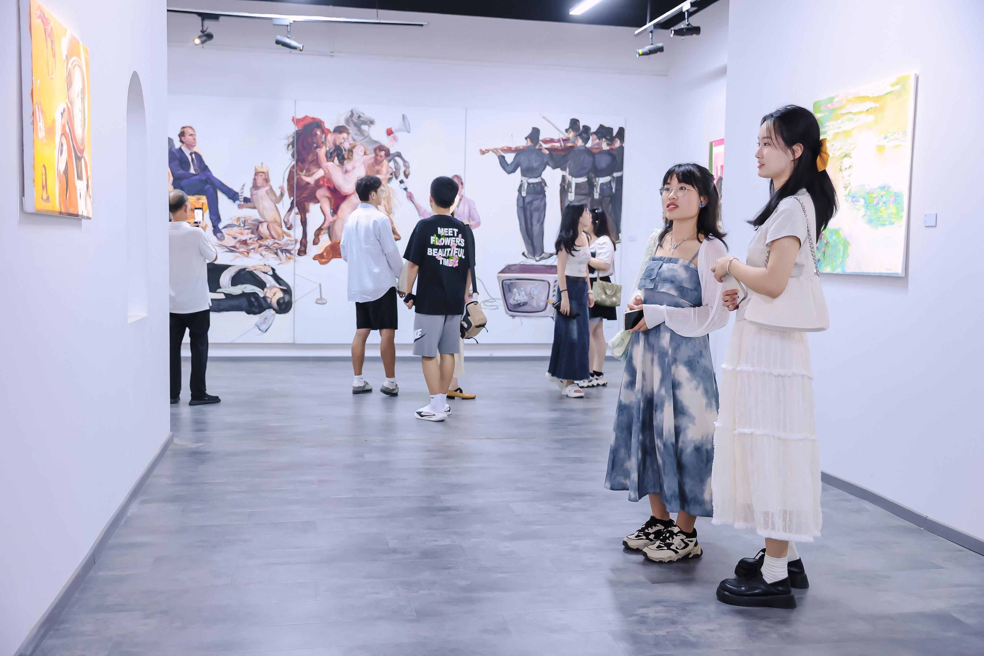 Arte contemporanea cinese di Su Yu - Nessuna intervista all'incrocio in vendita 6