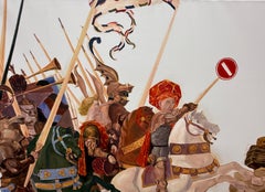 Chinese Contemporary Art by Su Yu - Now The Future Battle