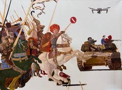 Chinese Contemporary Art by Su Yu - Now The Future Battle