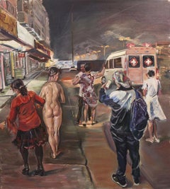 Chinesische Contemporary Art von Su Yu - Auf dem Heimweg von der Schule