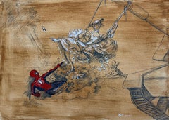 Art contemporain chinois de Su Yu - Balançoire à corde