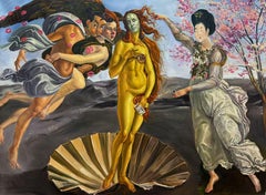 Chinese Contemporary Art by Su Yu - Spring in the Moon