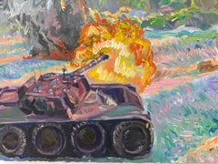 Chinese Contemporary Art by Su Yu - Tank War