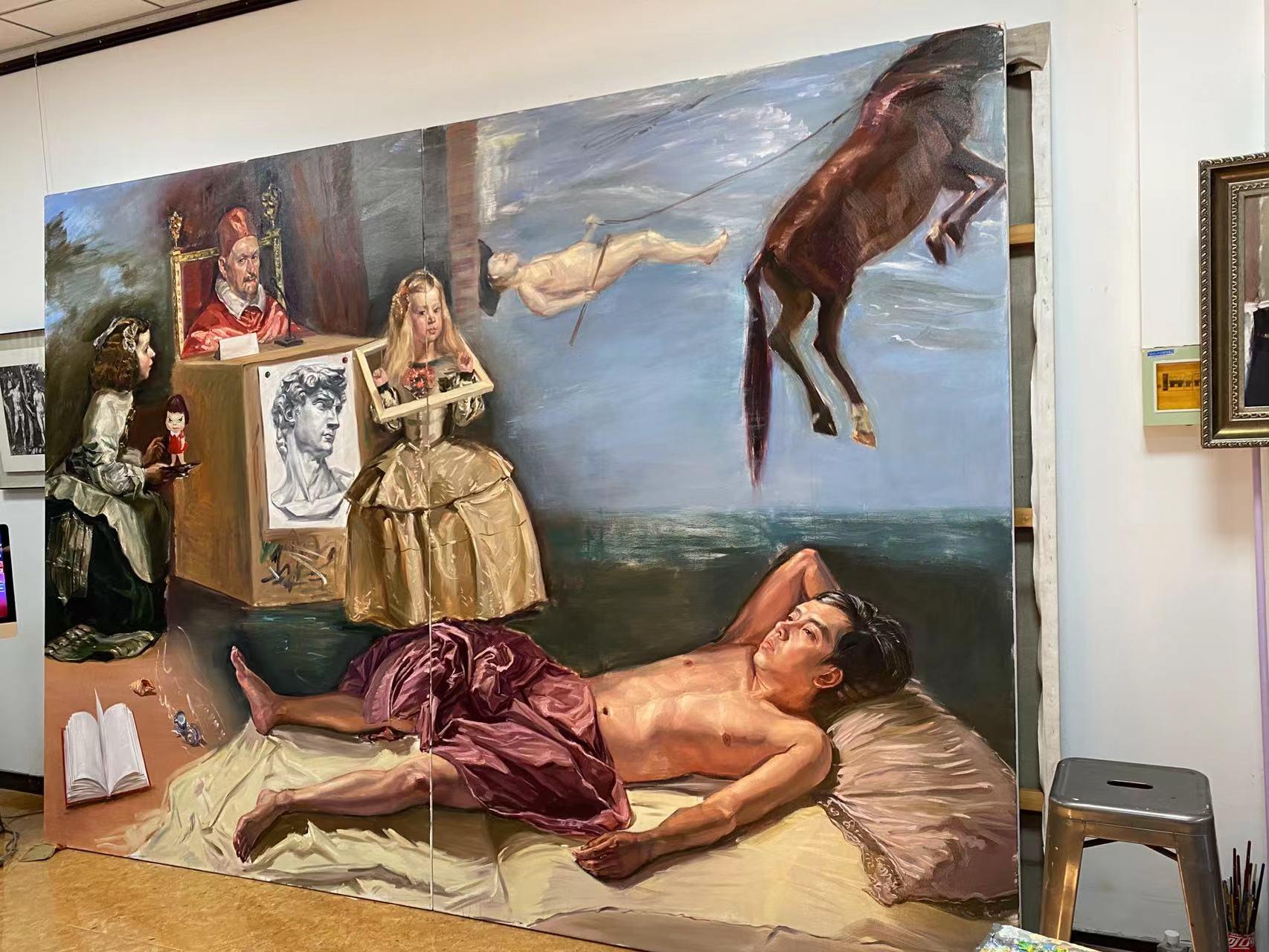 Arte contemporanea cinese di Su Yu - Questo sogno continuerà in vendita 7
