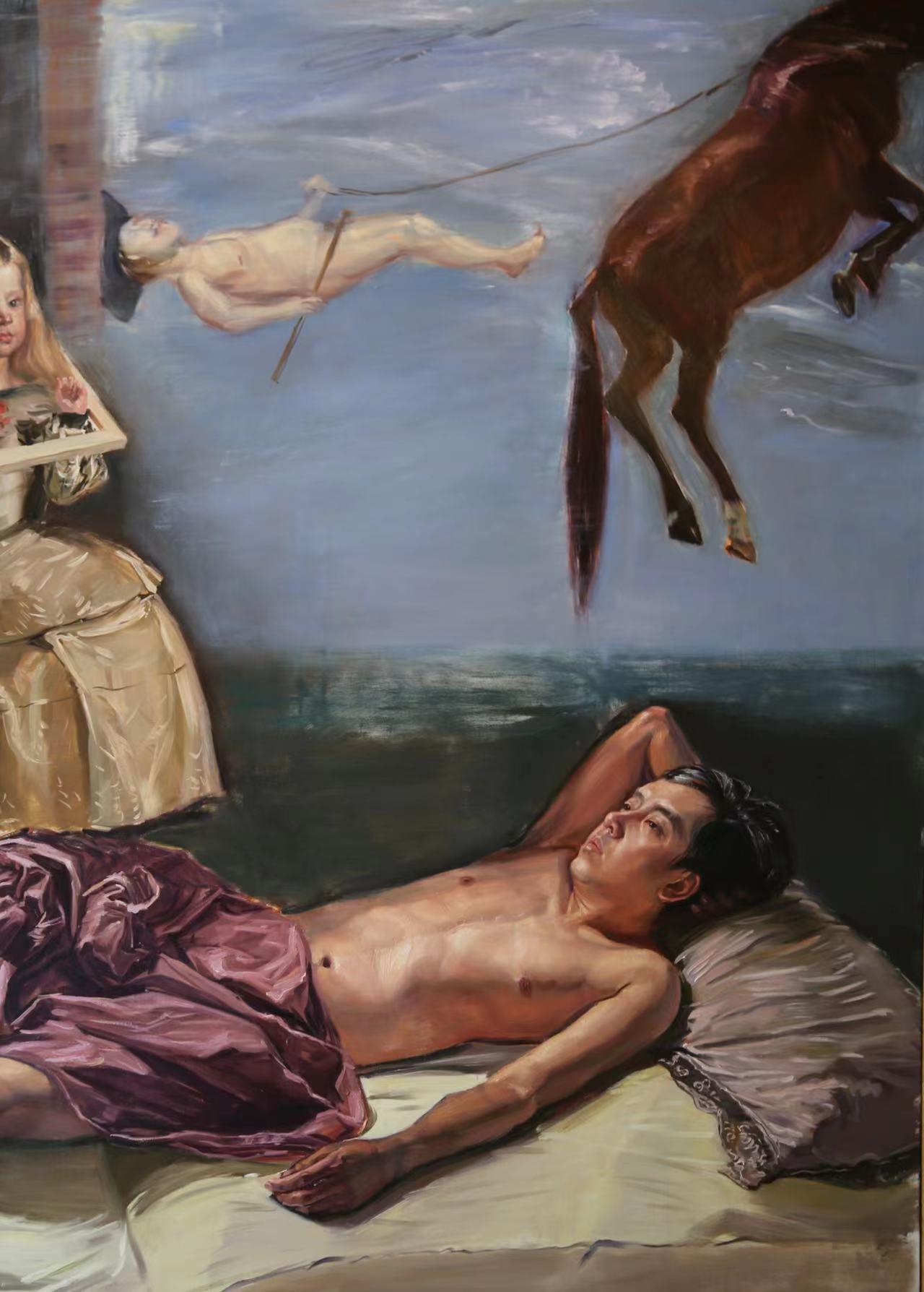 Arte contemporanea cinese di Su Yu - Questo sogno continuerà in vendita 1