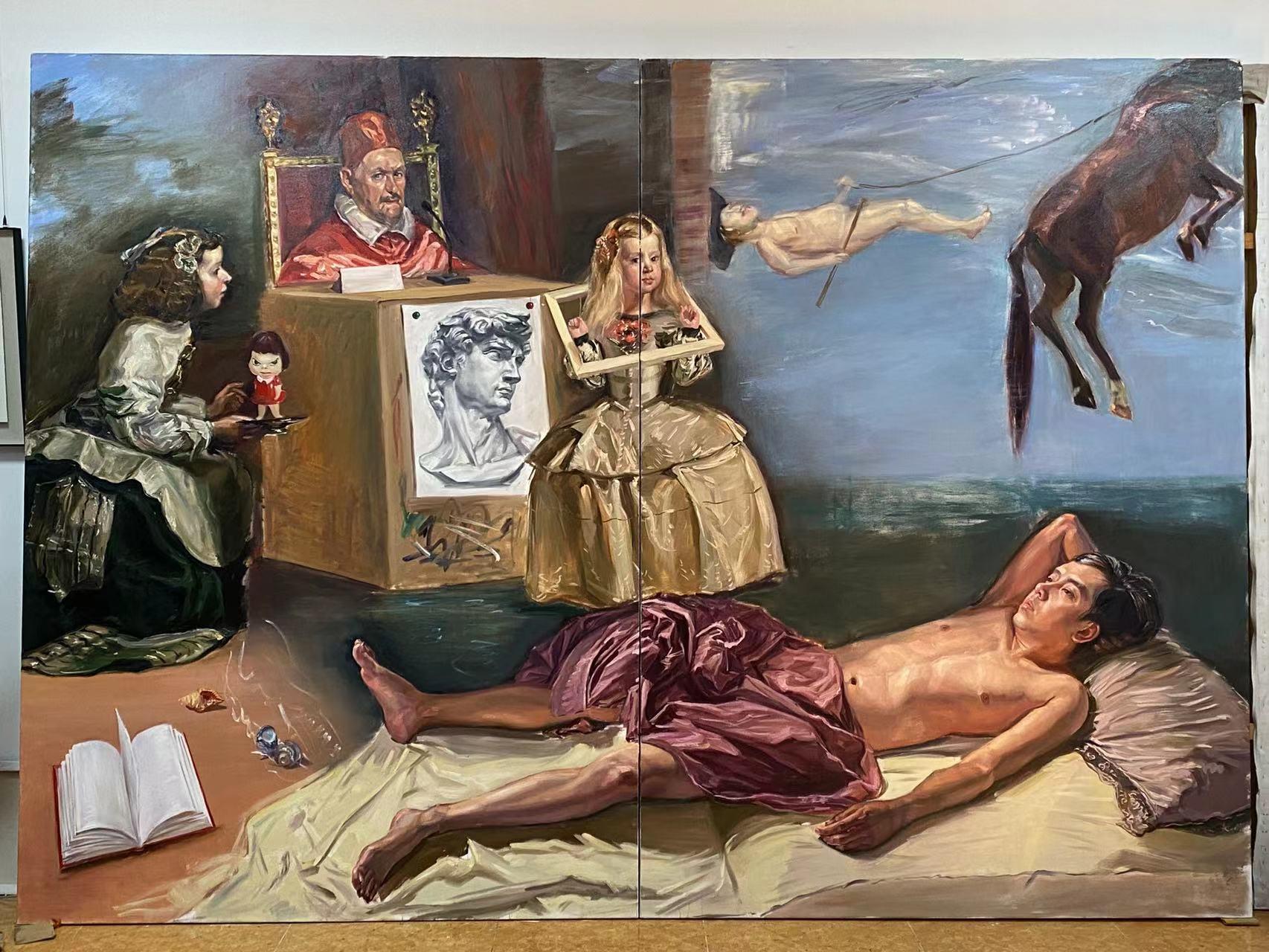 Arte contemporanea cinese di Su Yu - Questo sogno continuerà in vendita 2