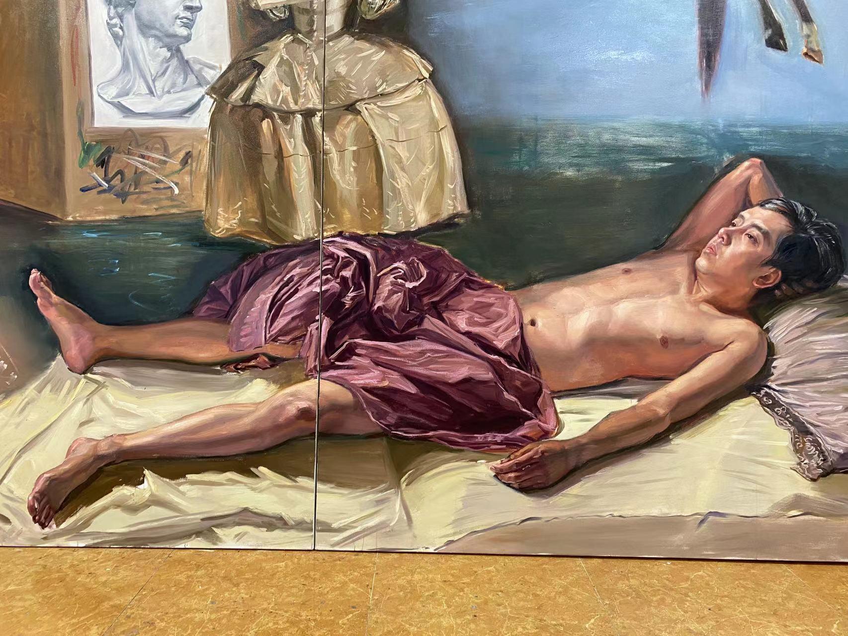 Arte contemporanea cinese di Su Yu - Questo sogno continuerà in vendita 4