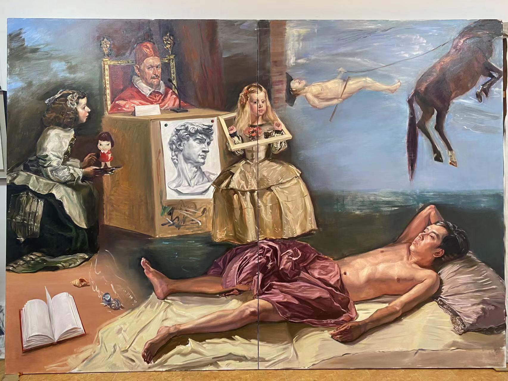 Arte contemporanea cinese di Su Yu - Questo sogno continuerà in vendita 3