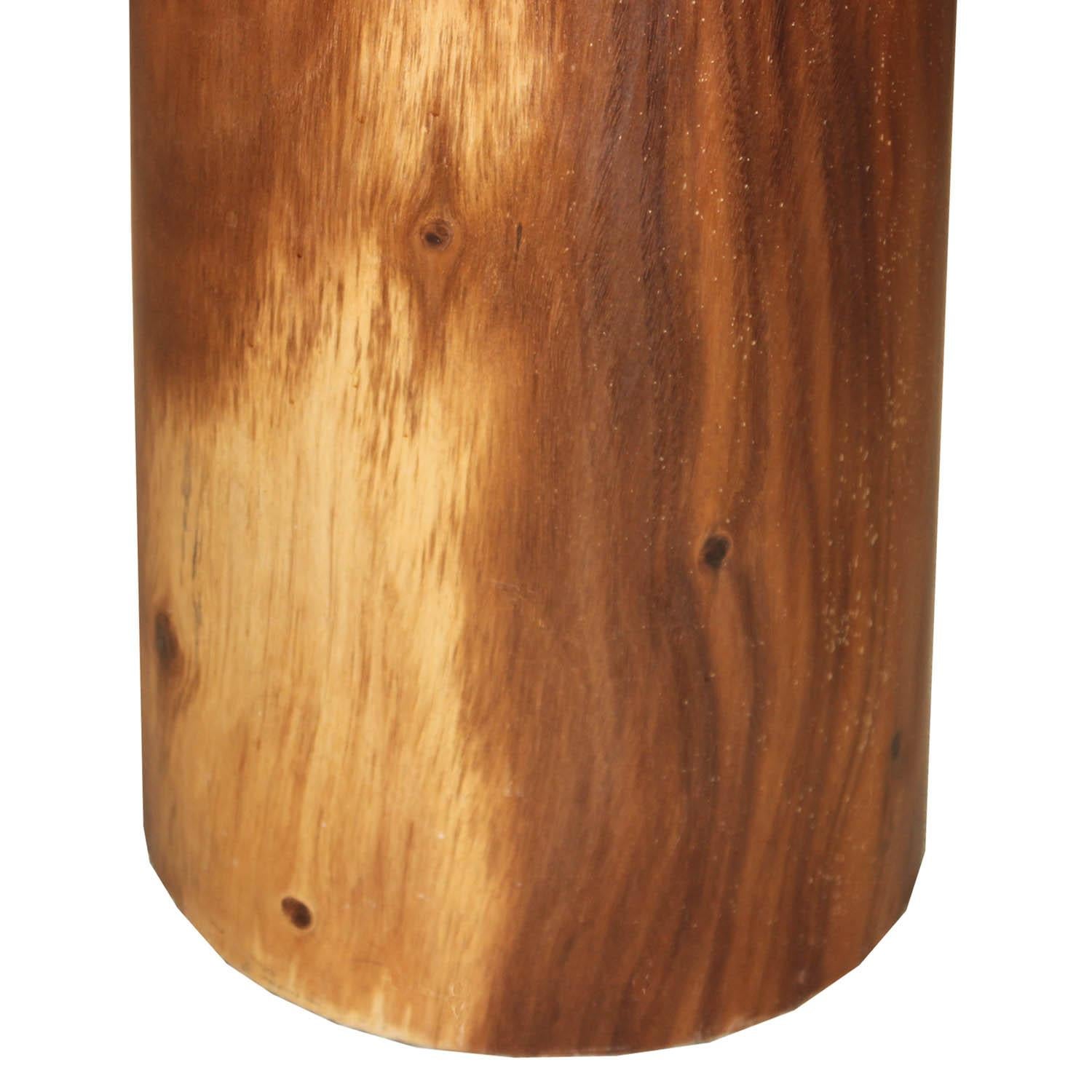 Contemporary Suar Wood Pedestal