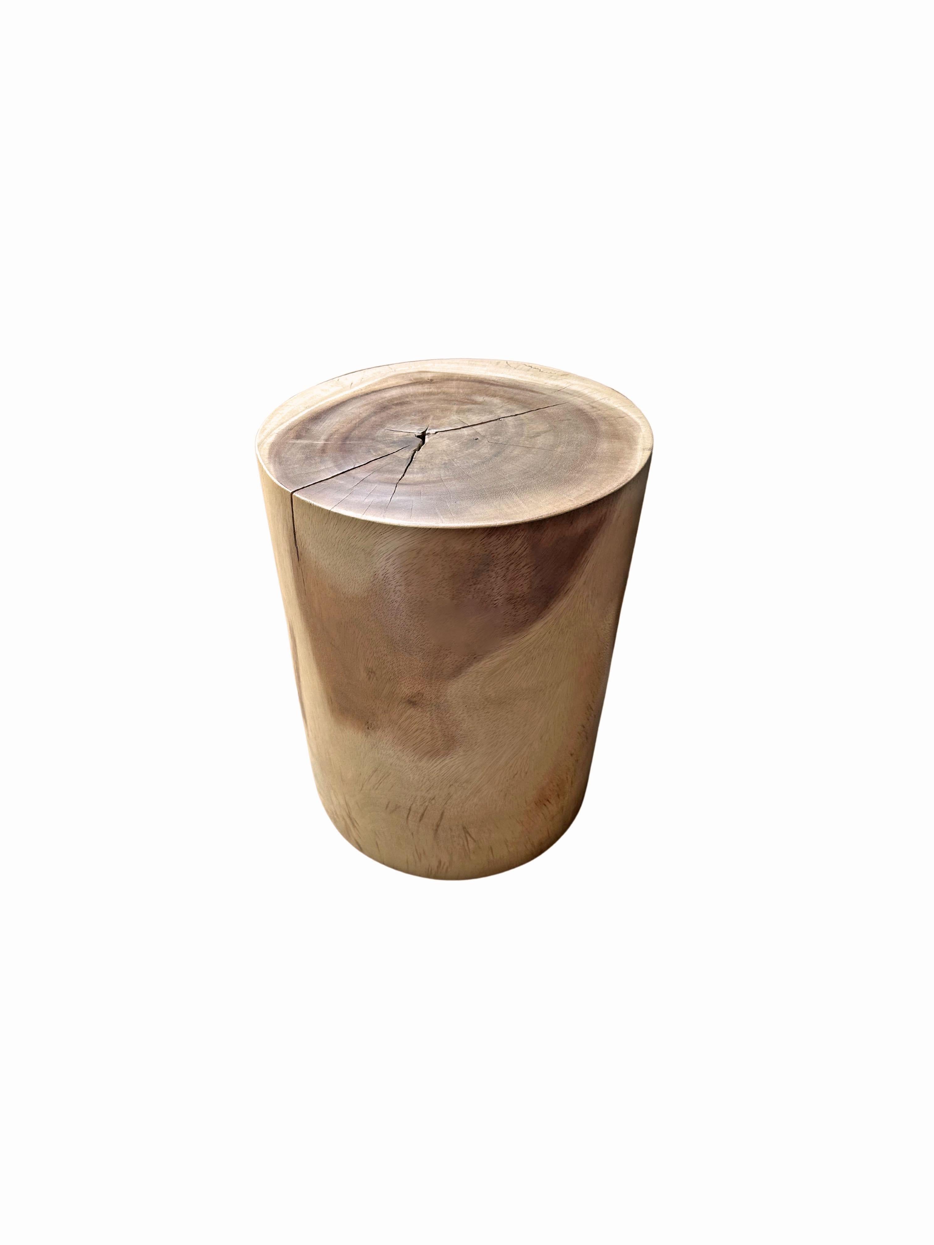 Beistelltisch aus Suar-Holz, modern, organisch, handgefertigt (Organische Moderne) im Angebot