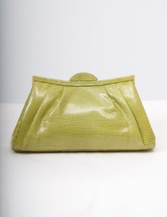 Suarez Avocado Lizard Convertible Clutch