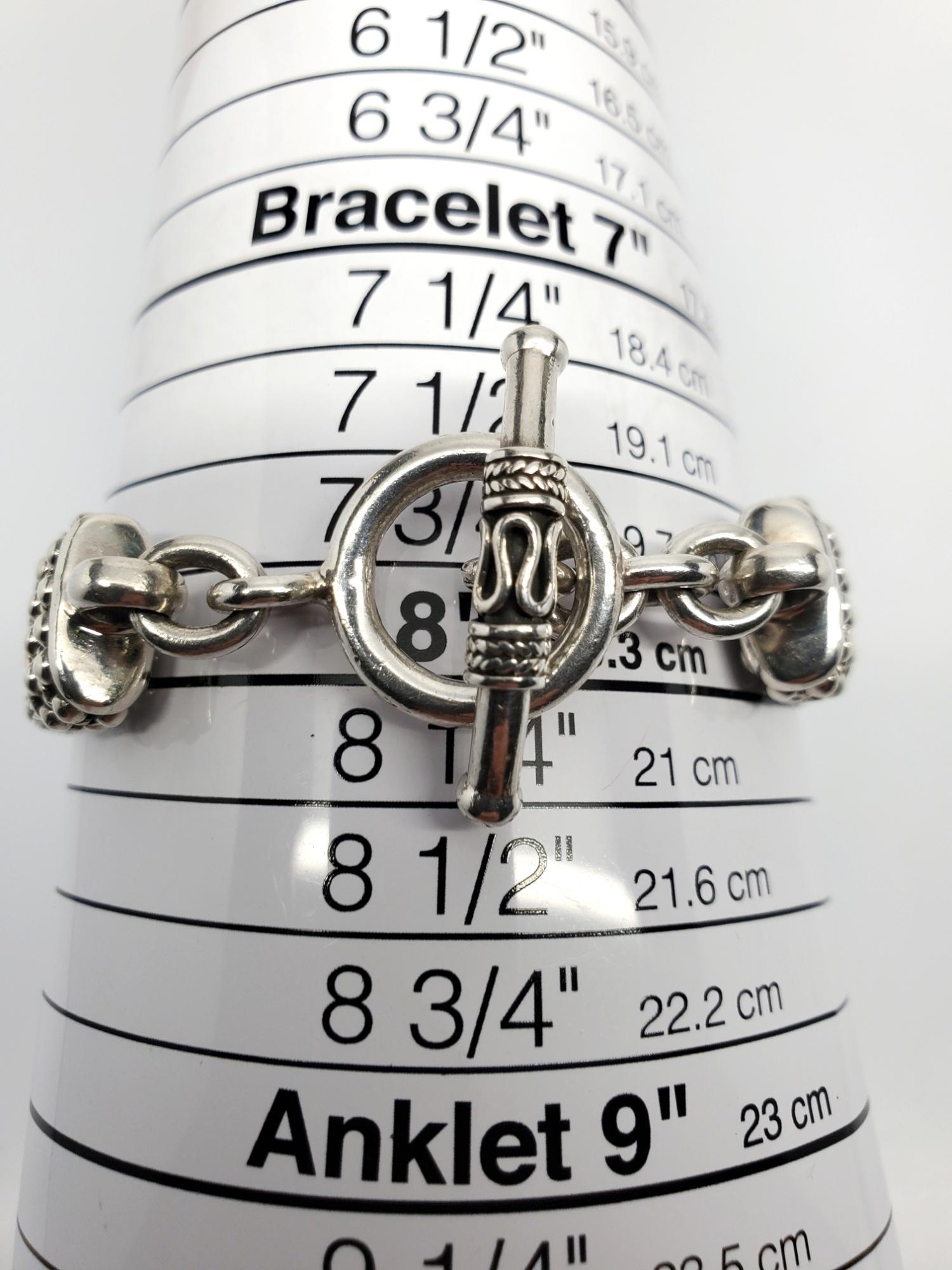 Suarti Sterling Silver Hand Woven 3 Chain Bracelet #20568 For Sale 3