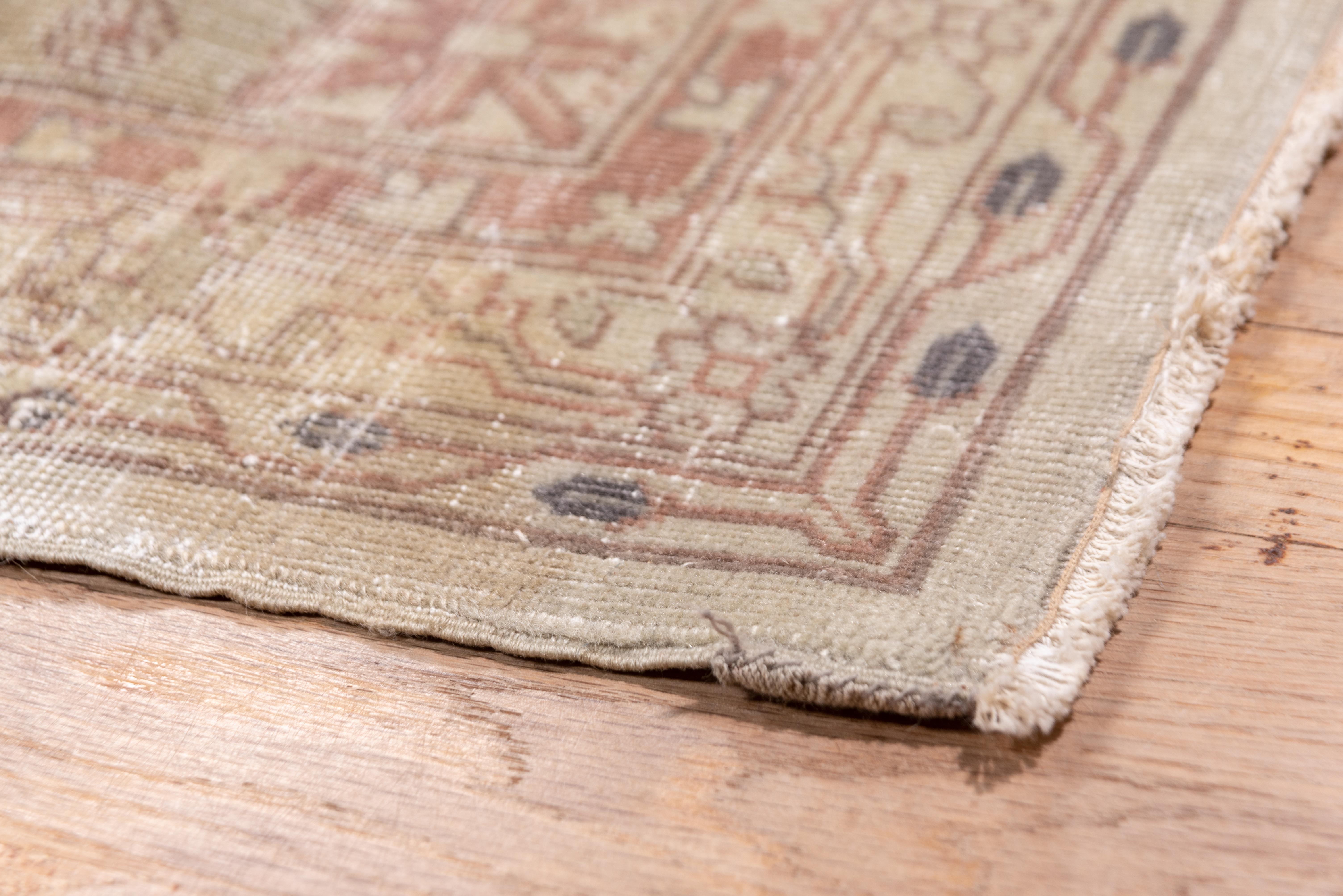 Wool Subdued Antique Sivas Carpet For Sale