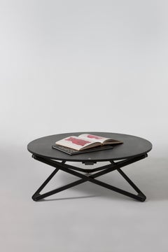 Subeybaja Black Oak Contemporary Art Table by Robert Heritage, Roger Webb