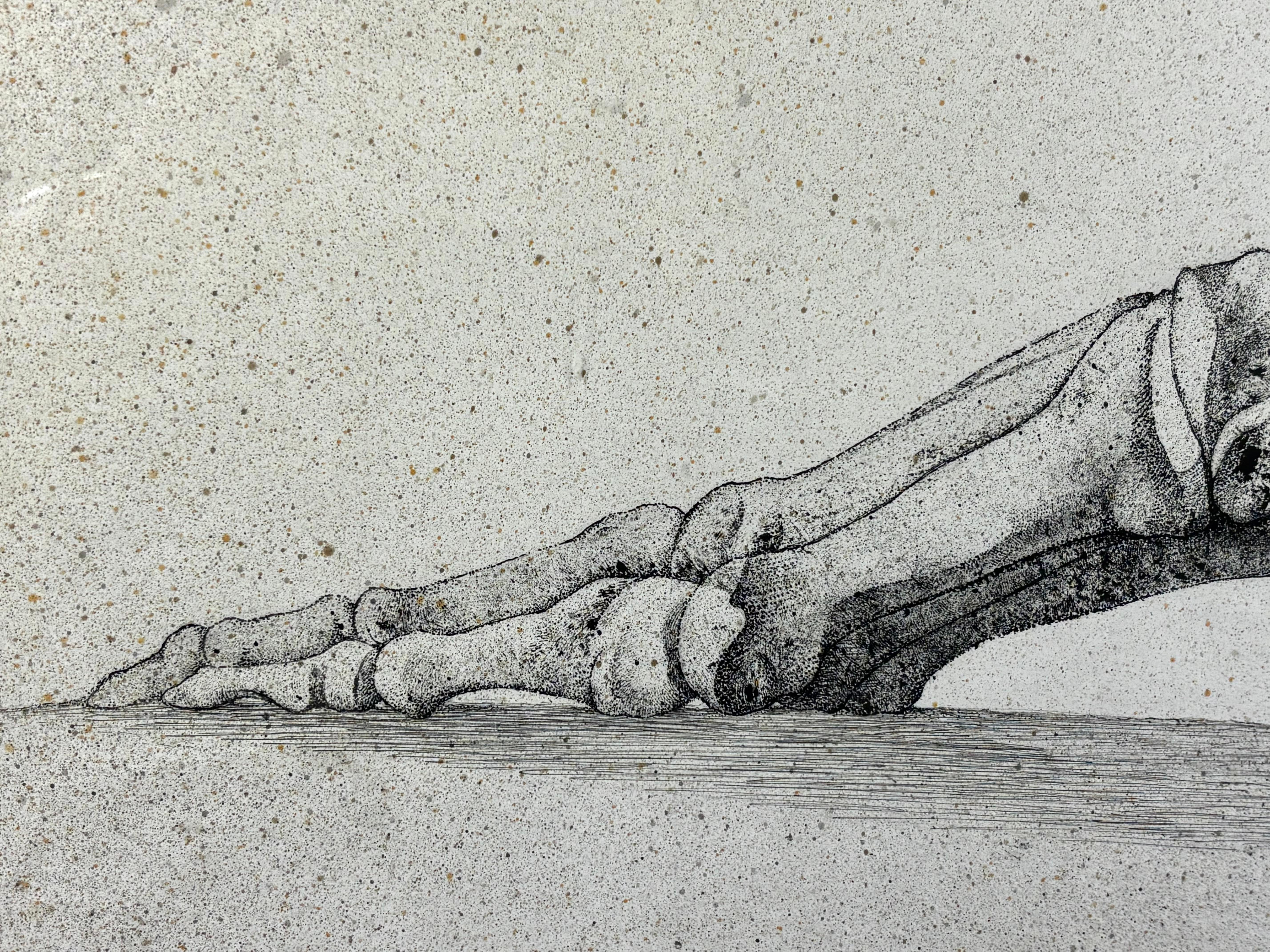 DIBUJO - JOSEP MARIA SUBIRACHS - HOMENAJE A MILLET, 1974. For Sale 4