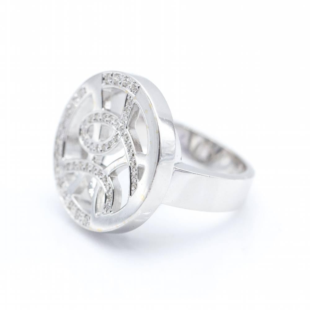 Donna Anello SUBLIM in oro bianco con diamanti in vendita