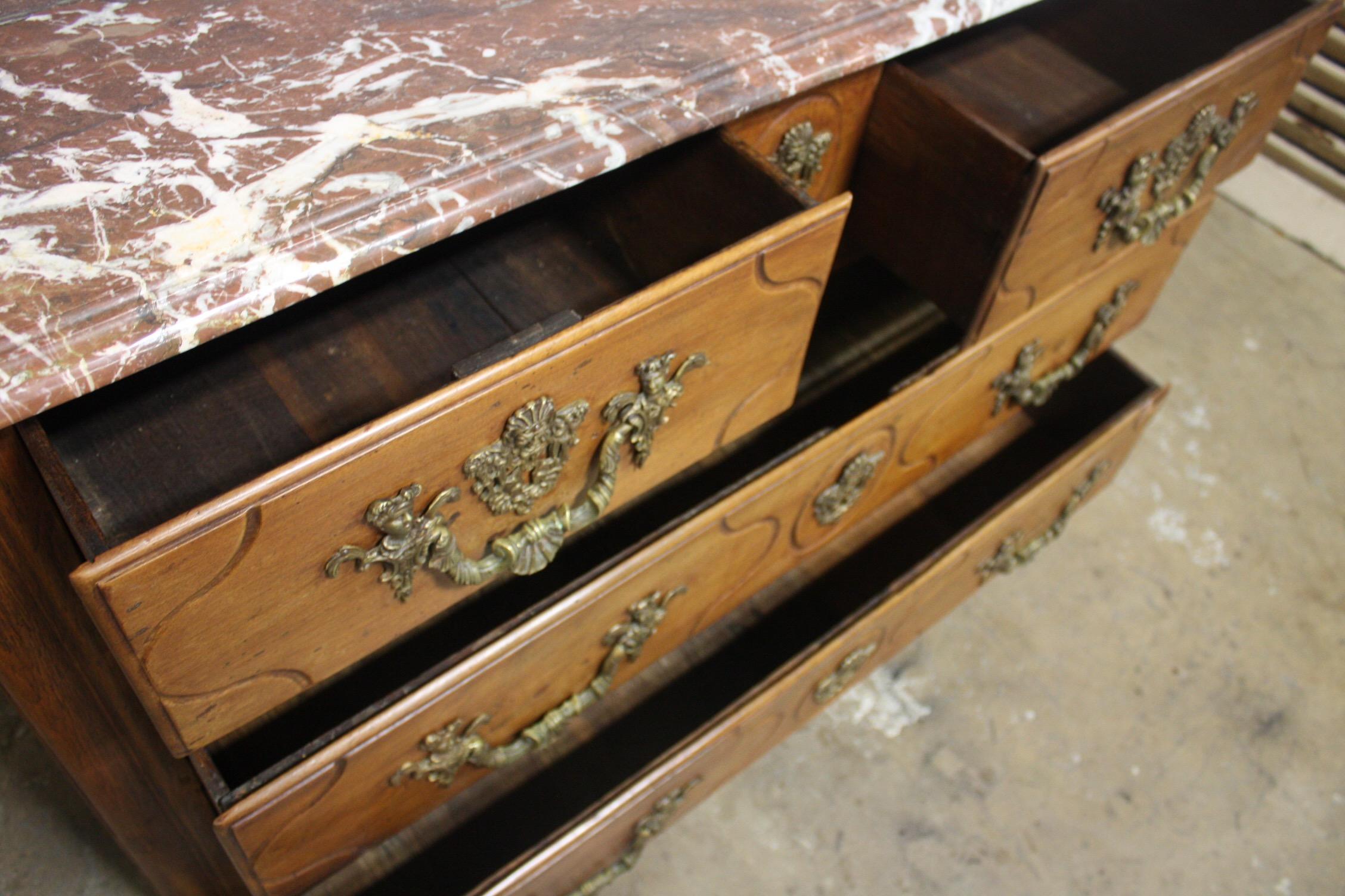 Sublime 17th Century French Chest with its Royal Marble Top 8