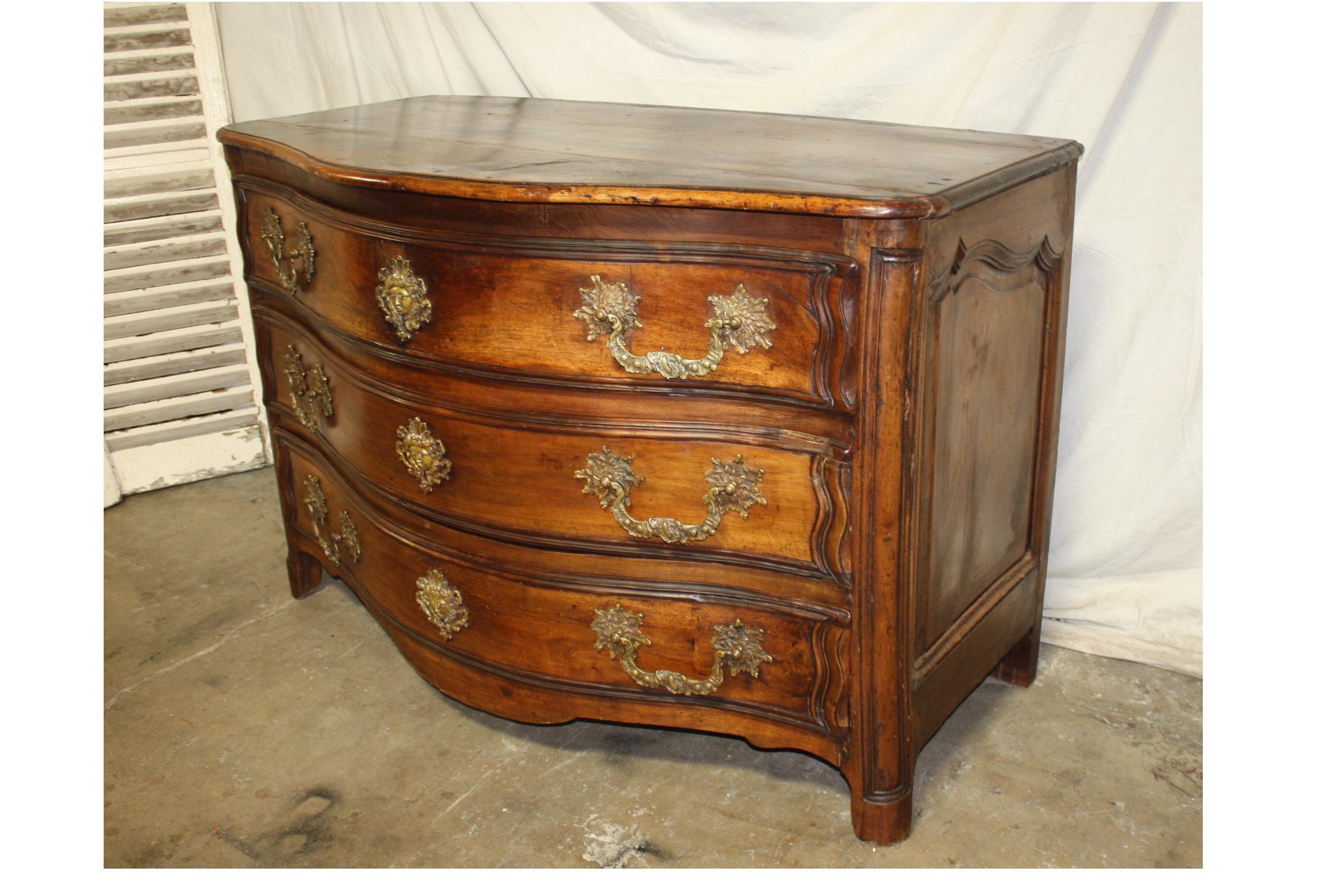 Hand-Carved Sublime 17th Century French Commode