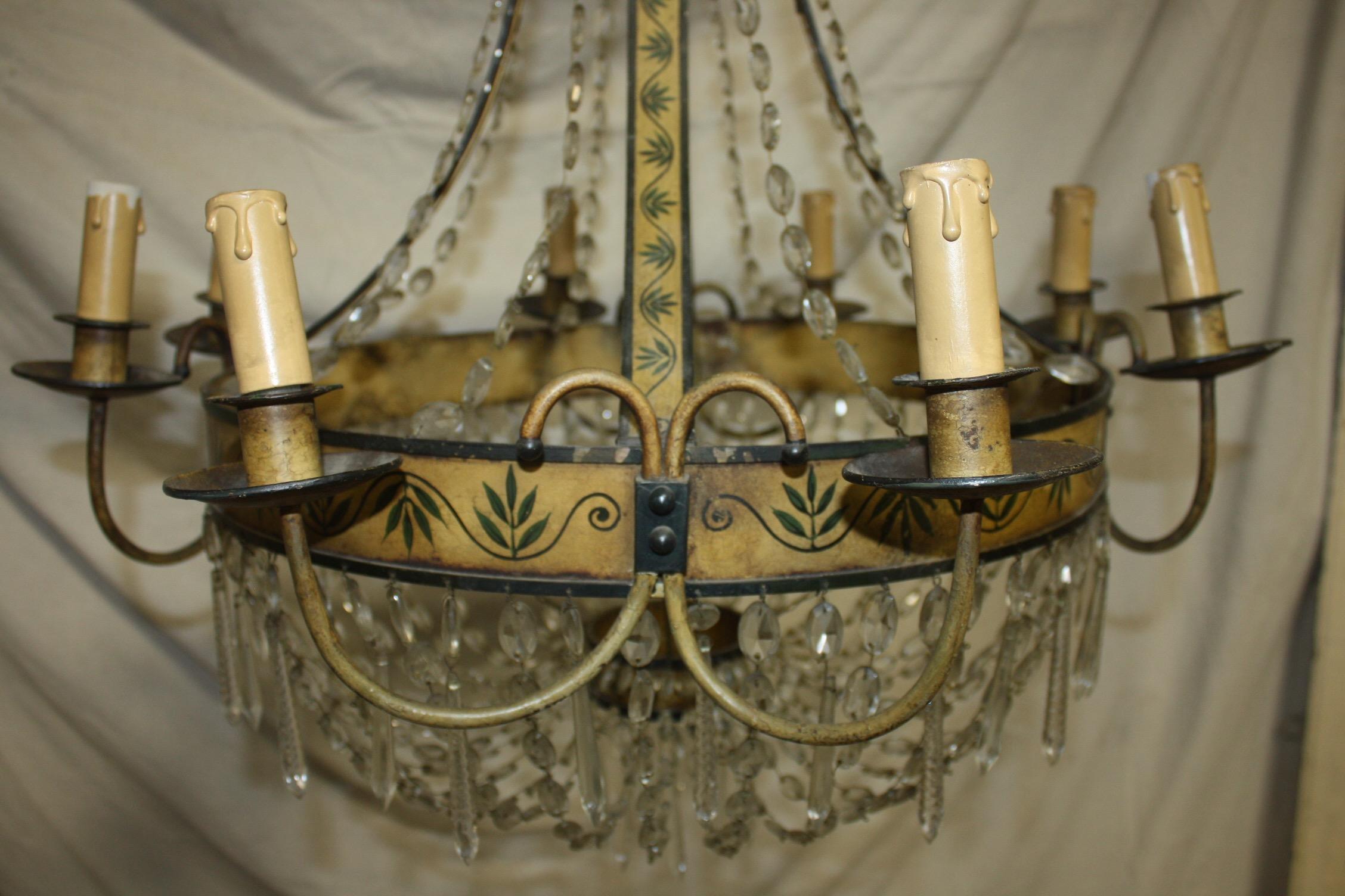 Sublime 19th Century French Empire Chandelier For Sale 6