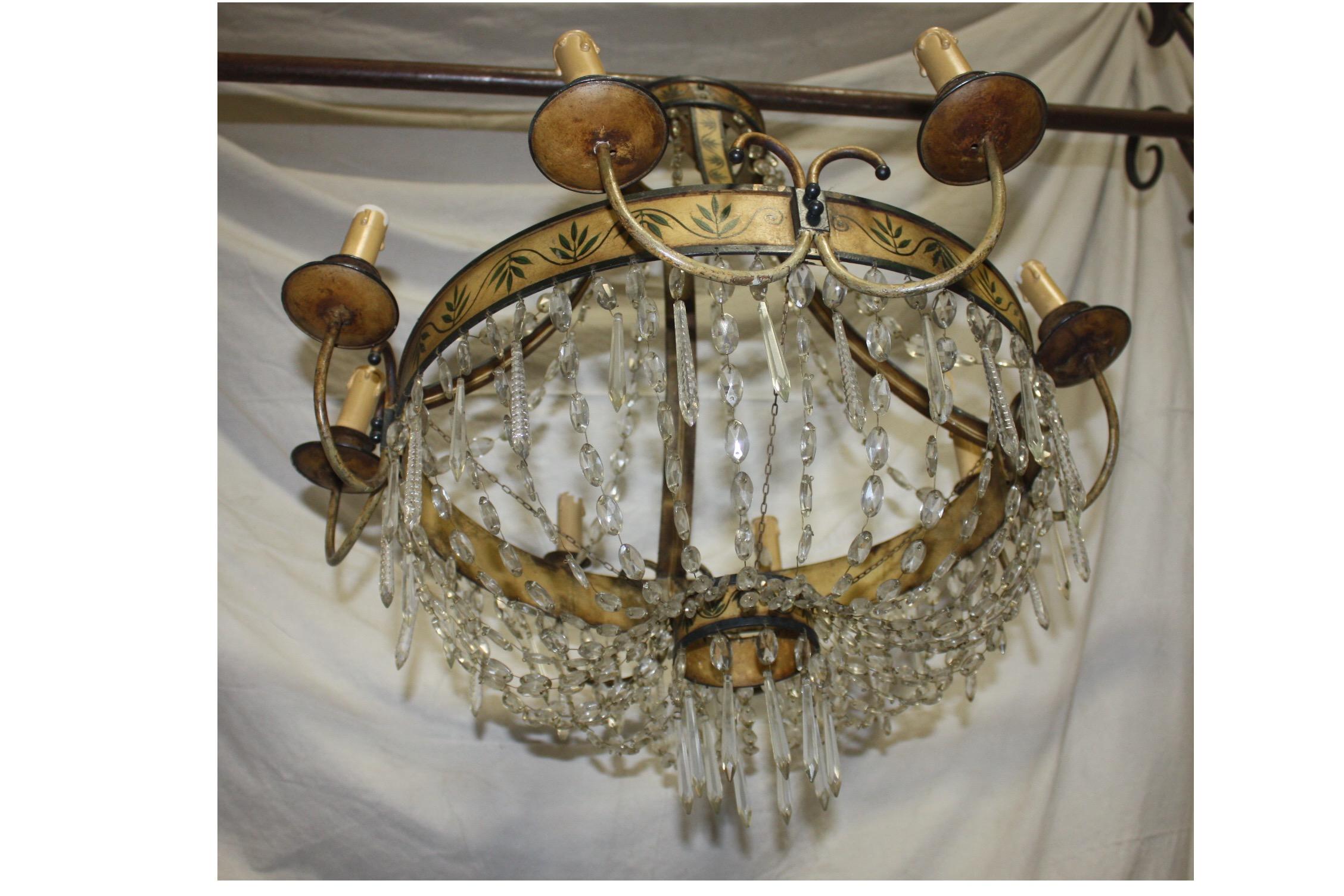 Sublime lampadario impero francese del XIX secolo in vendita 9