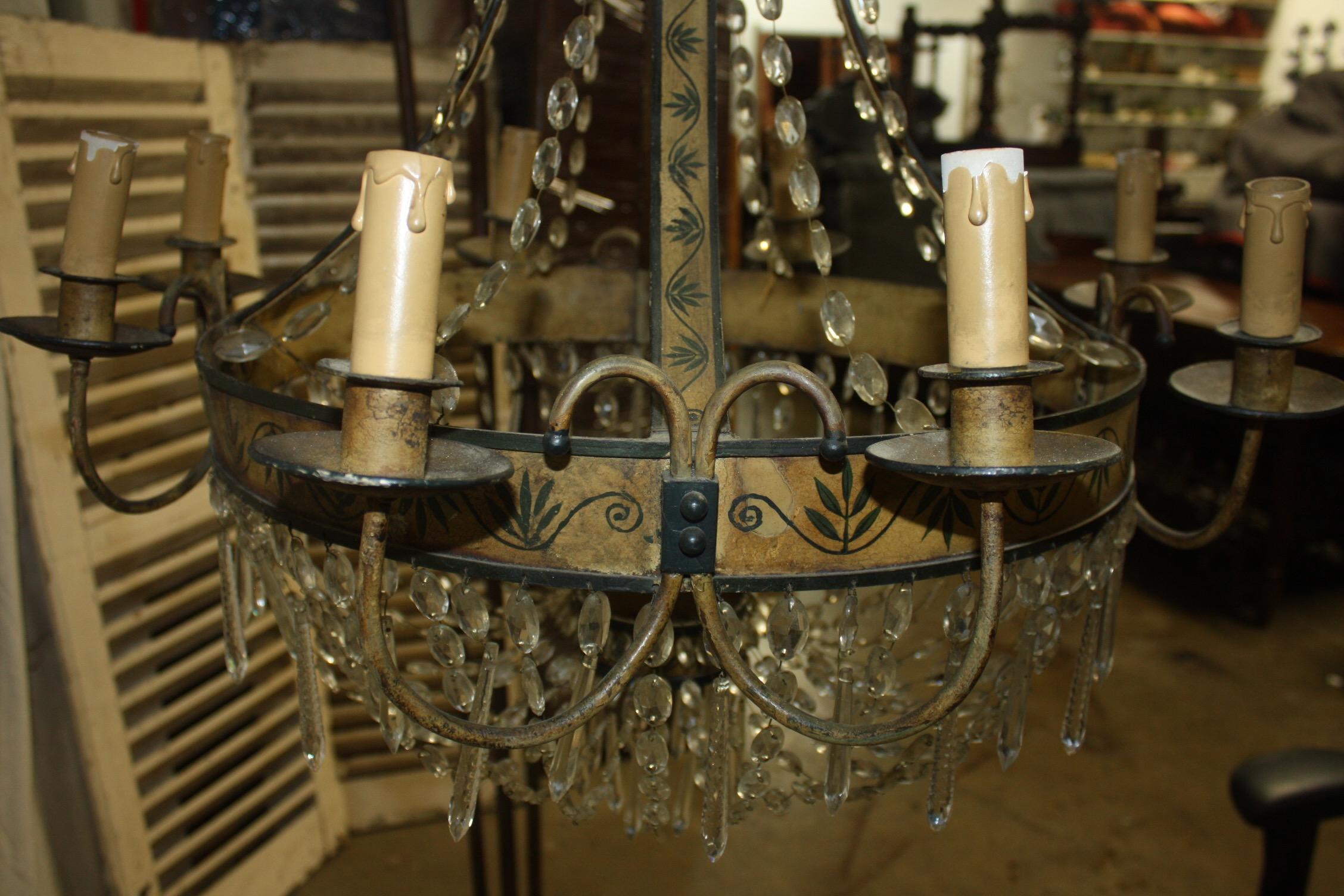 Sublime 19th Century French Empire Chandelier In Excellent Condition For Sale In Stockbridge, GA