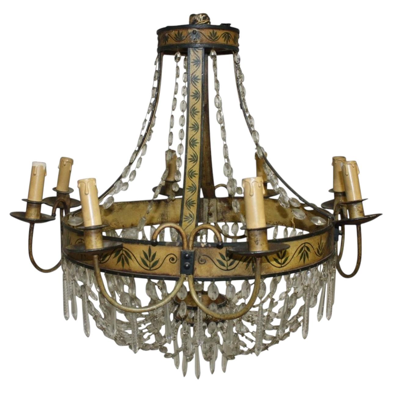 Sublime lampadario impero francese del XIX secolo