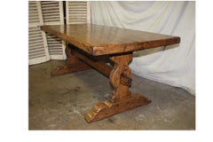 Sublime 19th Century French Monastery Table