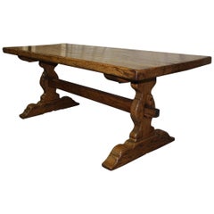 Sublime 19th Century French Monastery Table