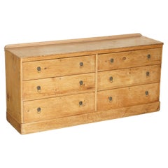 SUBLIME ANTiQUE, banque DE DRAWERS APOCETHCARY, CIRCA 1860, HABBERDASHERY APOCETHCARY