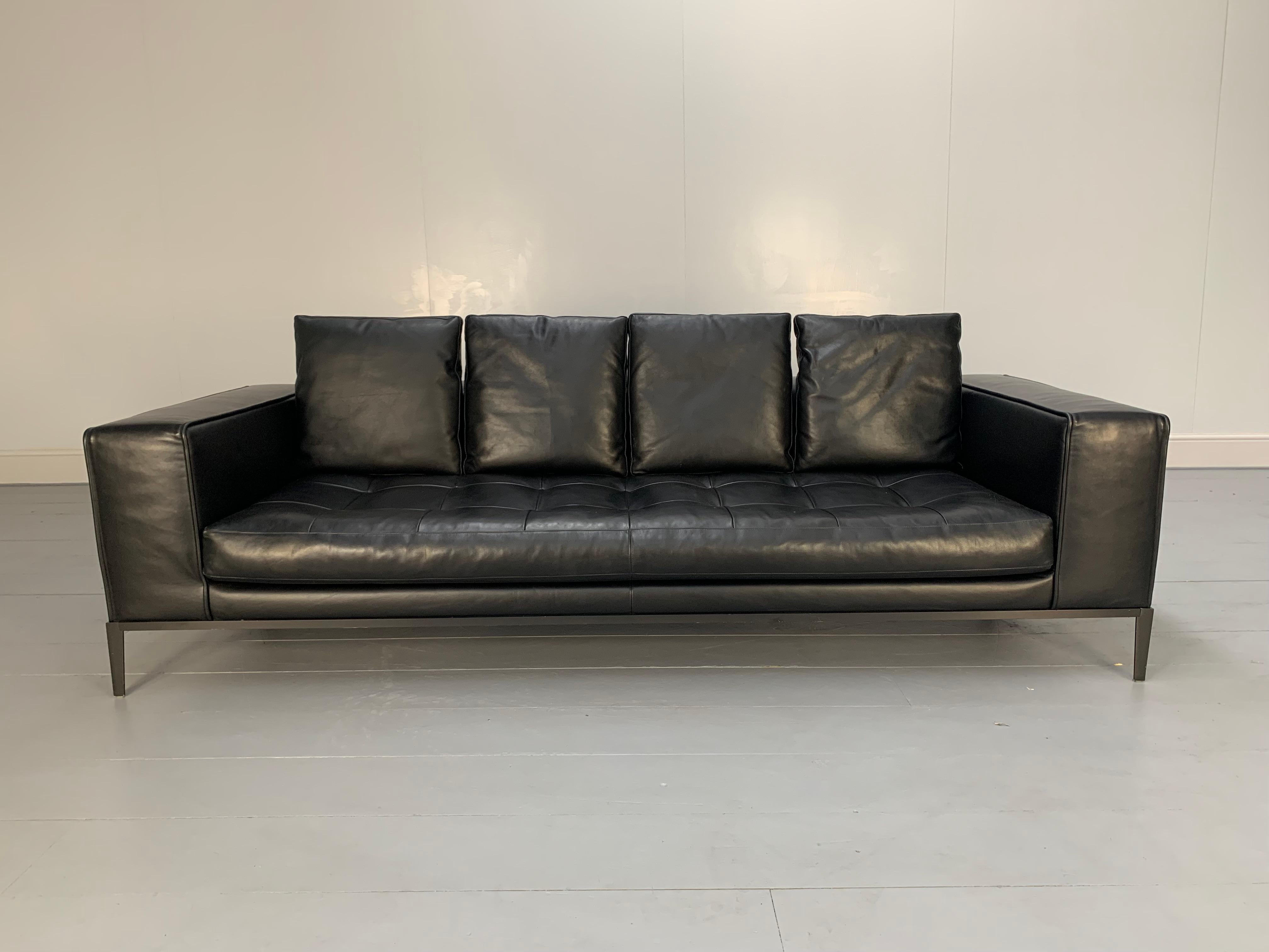 This is a superb “Simplex 8SMD242_1” Large 4-Seat Sofa from the “Maxalto” range of seating from the world renown Italian furniture house of B&B Italia.

In a world of temporary pleasures, B&B Italia create beautiful furniture that remains a joy