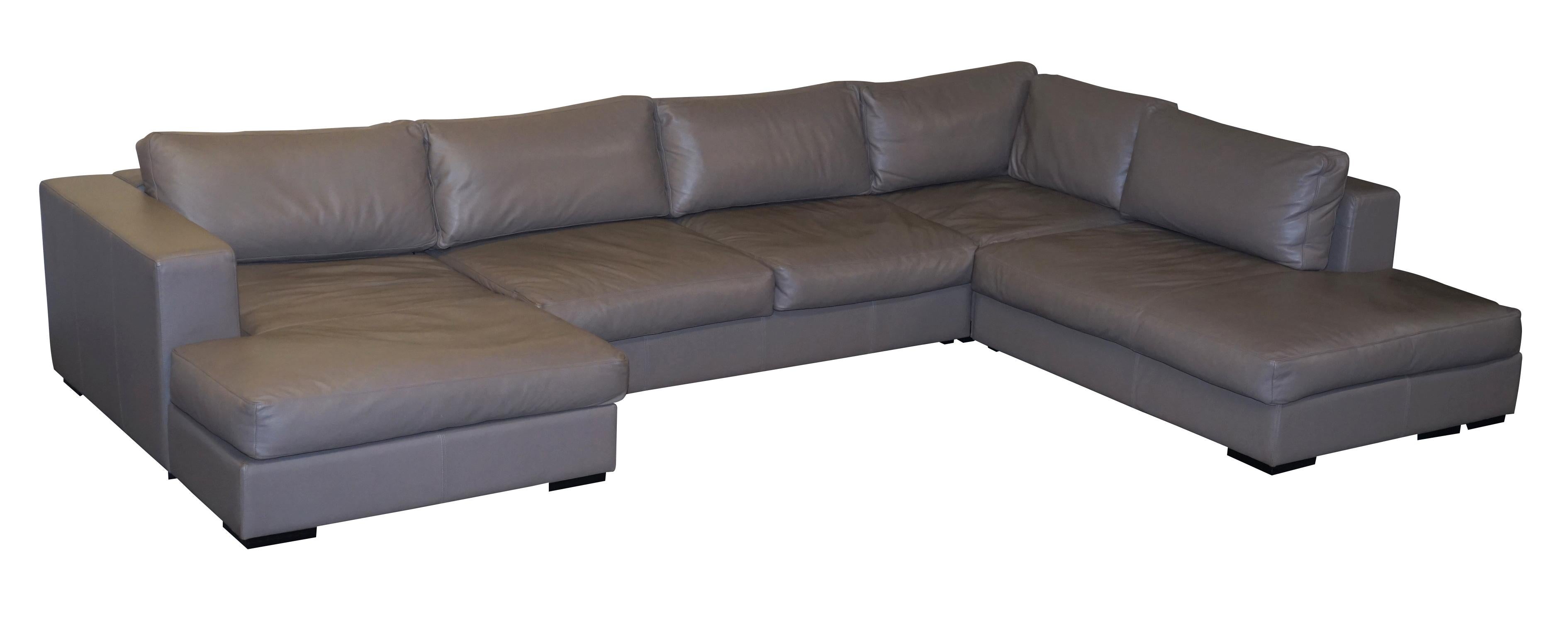 We are delighted to offer for sale this stunning Bo Concepts Cenova 5-6 person sofa chaise RRP £18,000

A very well made piece that offers huge amounts of seating space, this sofa retails for £18,000 with this set up, its modular and comes in