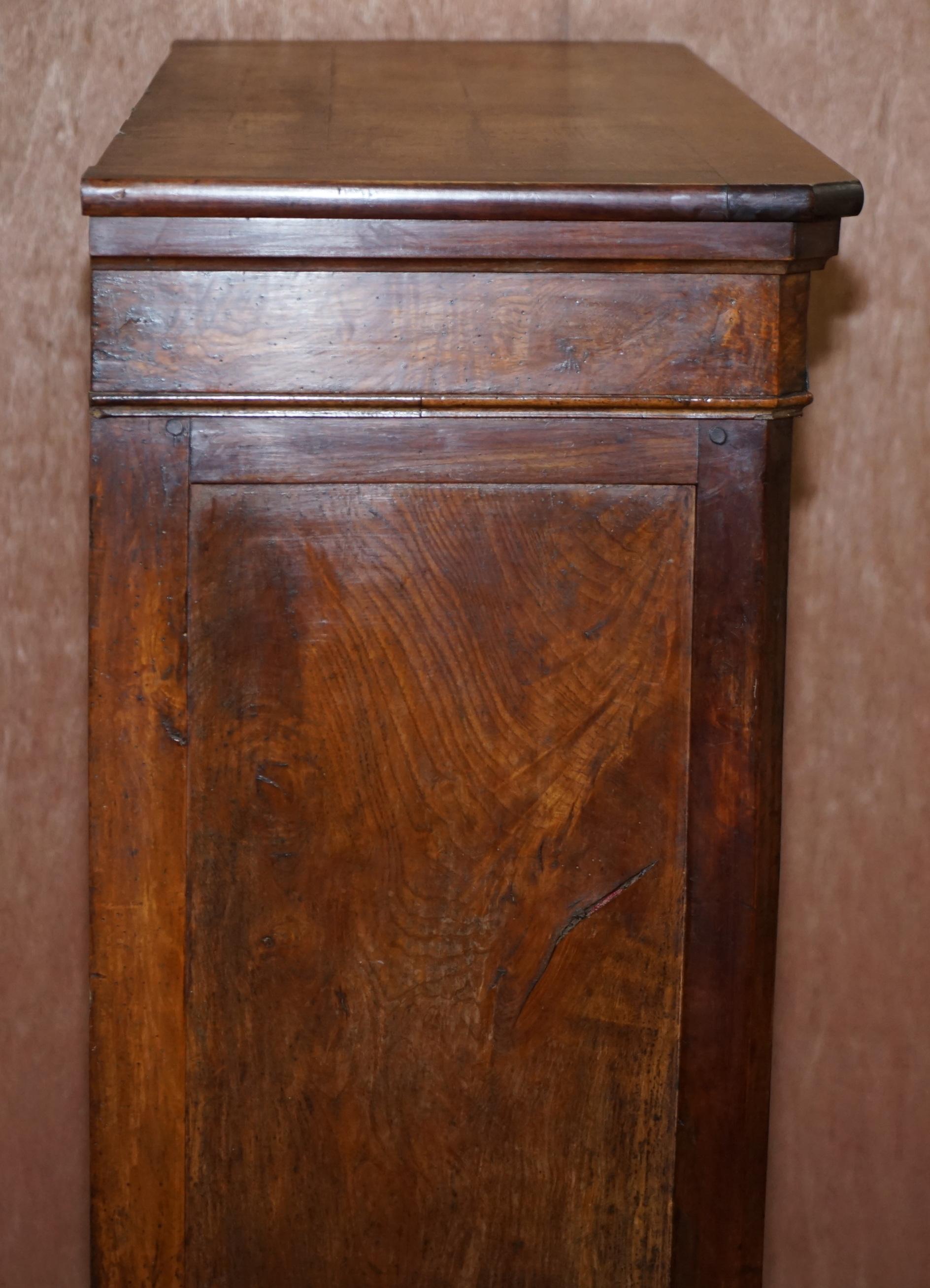 Sublime circa 1820 French Fruitwood Kitchen or Dining Room Antique Pot Cupboard For Sale 6