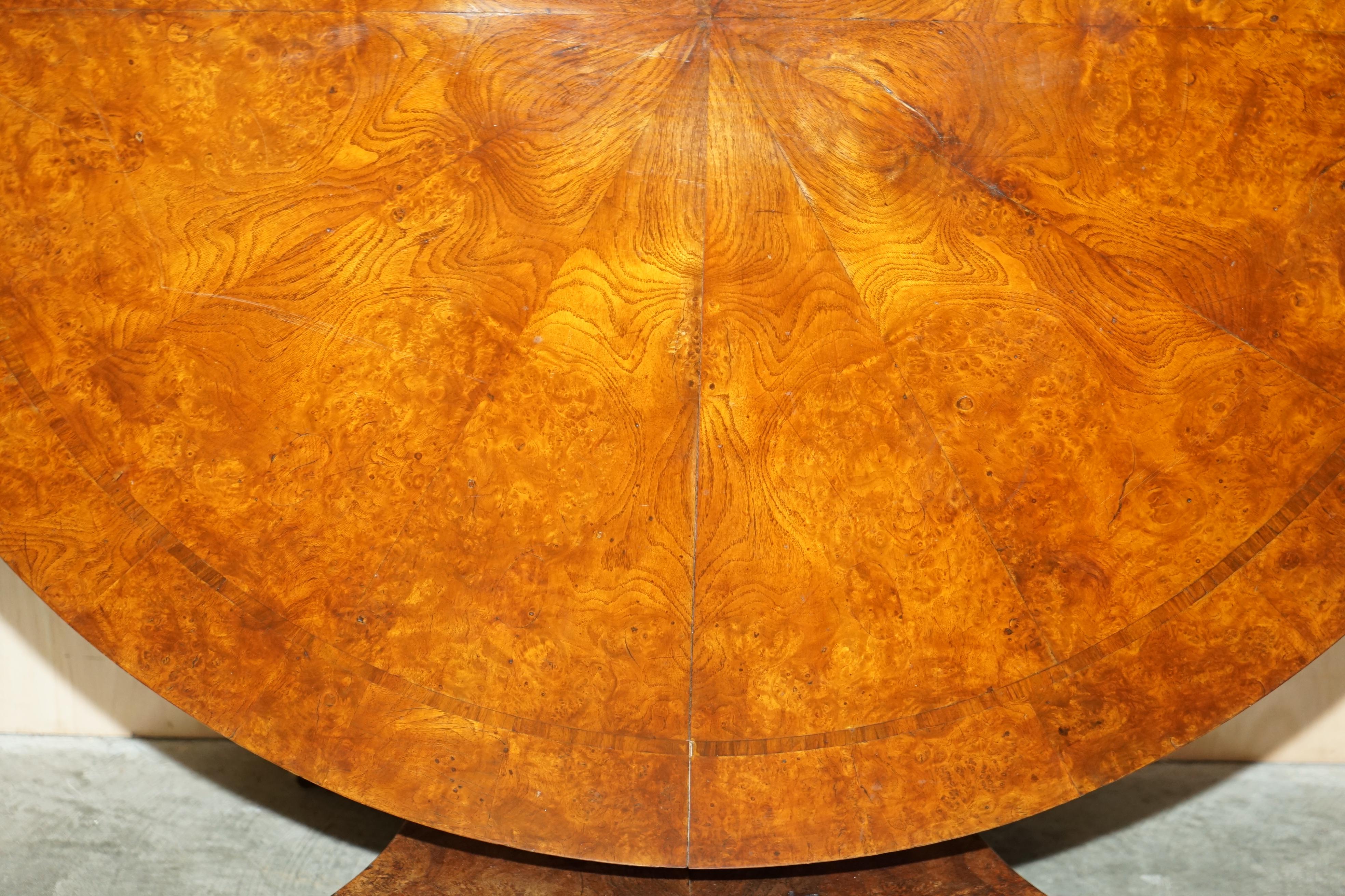 Sublime circa 1840 Victorian Pollard Oak Hand Carved Centre Occasional Table For Sale 12