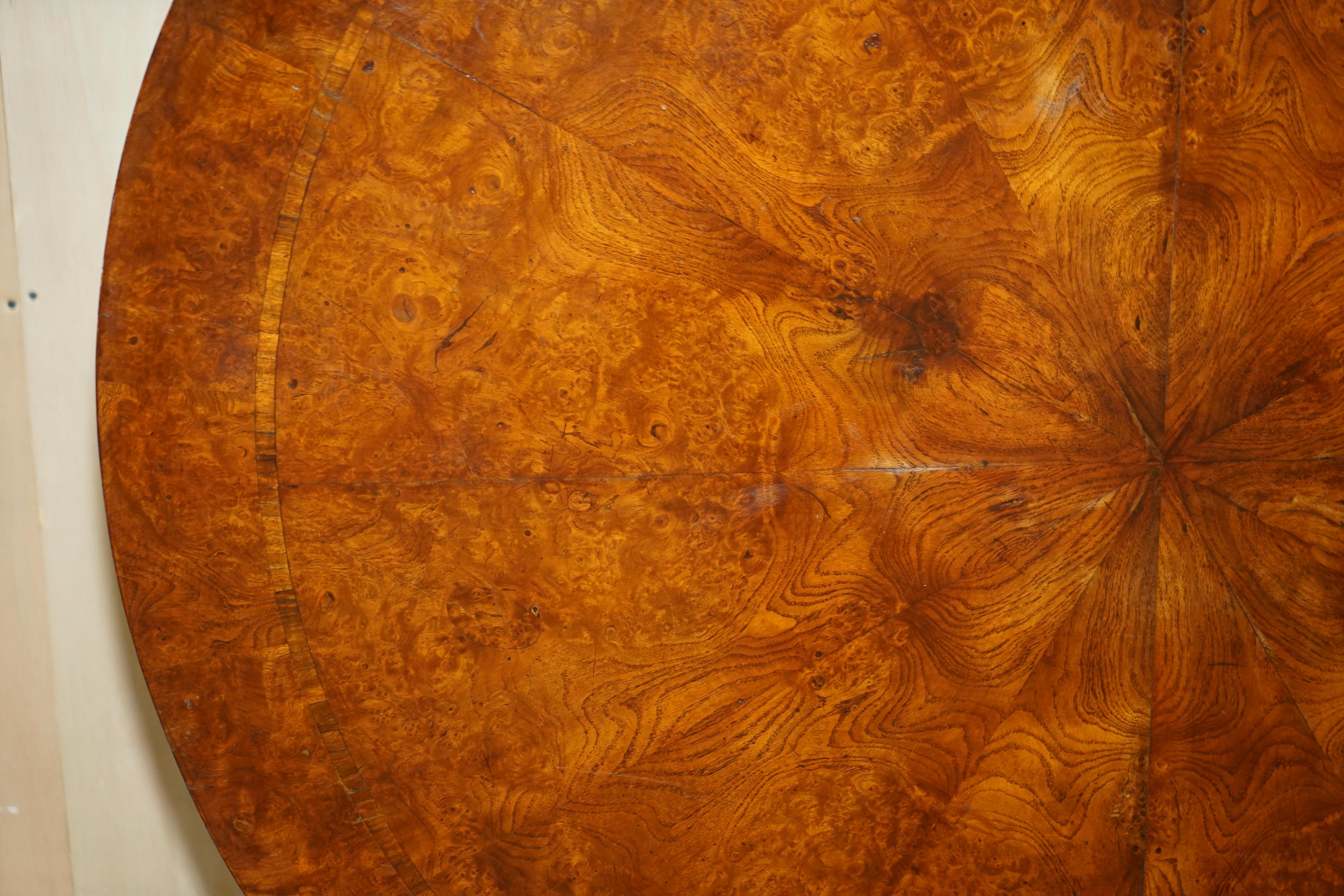 Sublime circa 1840 Victorian Pollard Oak Hand Carved Centre Occasional Table For Sale 13