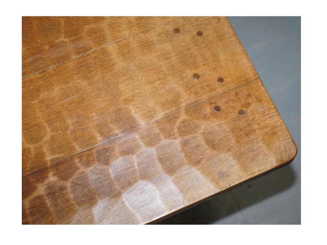 Oak Sublime circa 1950s Robert Mouseman Thompson 6 Person Dining Table Must See
