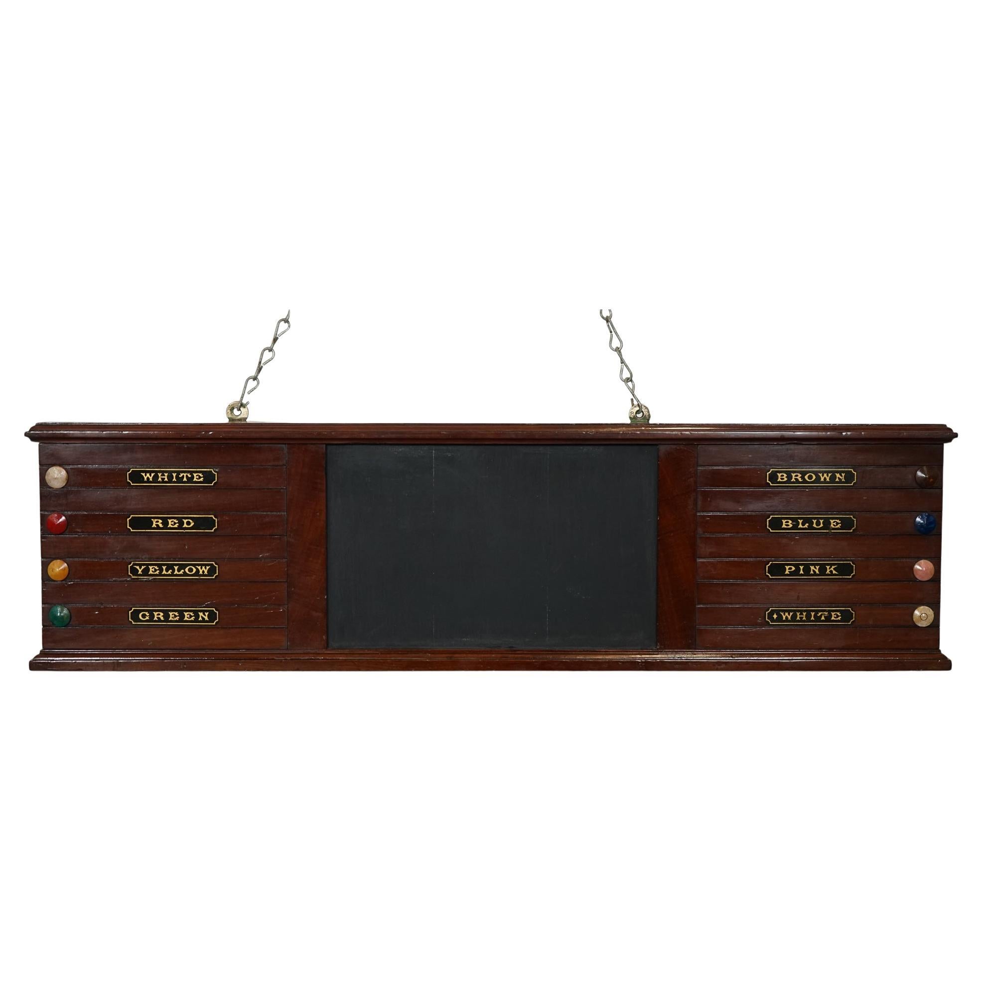 SUBLIME EST 1873 BiLLBOARD SNOOKER POOL SCOREBOARD BY ORME & SONS MANCHESTER