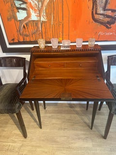 Sublime et rare Secrétaire de Dame en macassar de Maurice Dufrêne