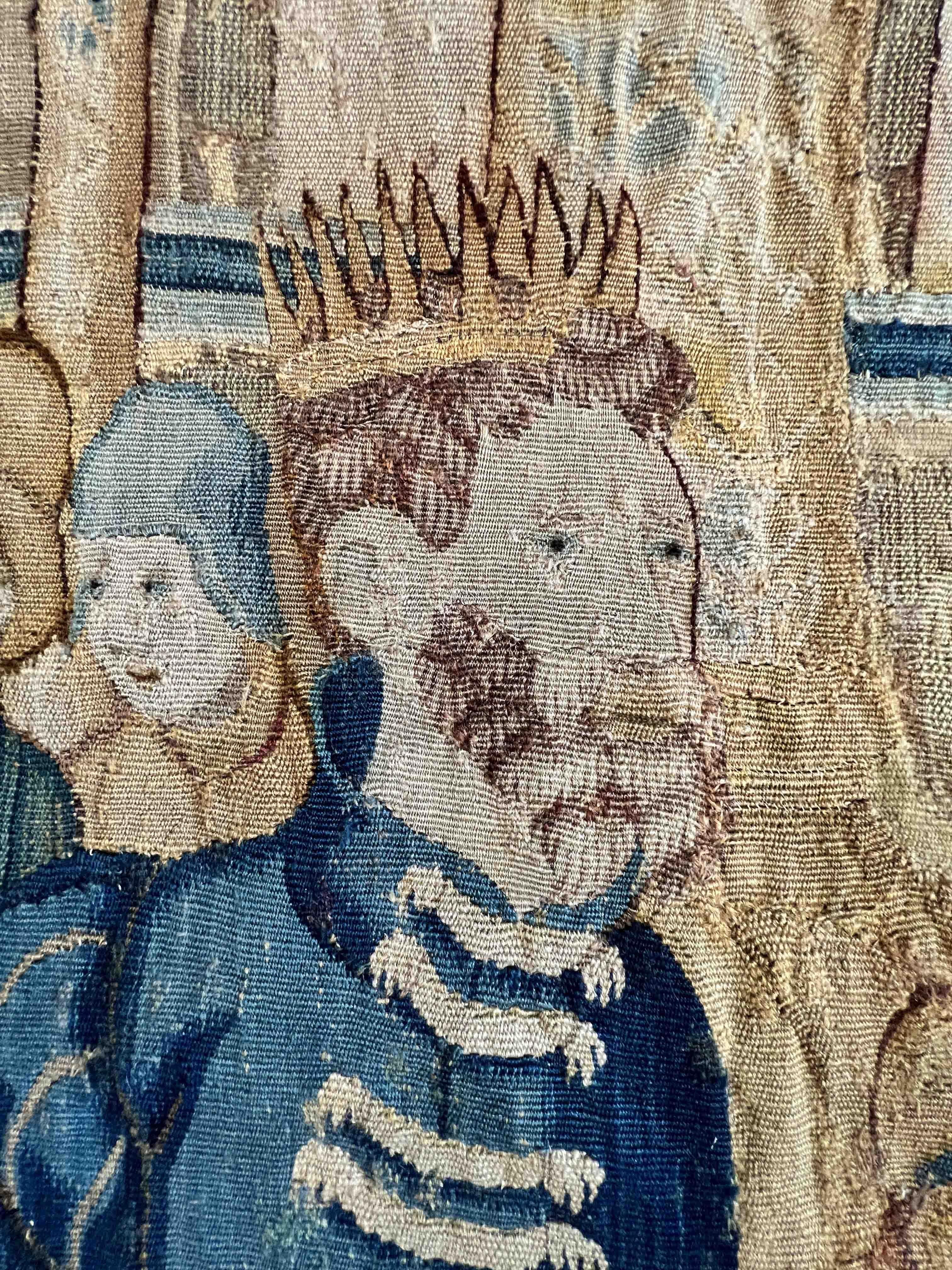 French Sublime Flanders Tapestry - end of 16th century - N° 891 For Sale