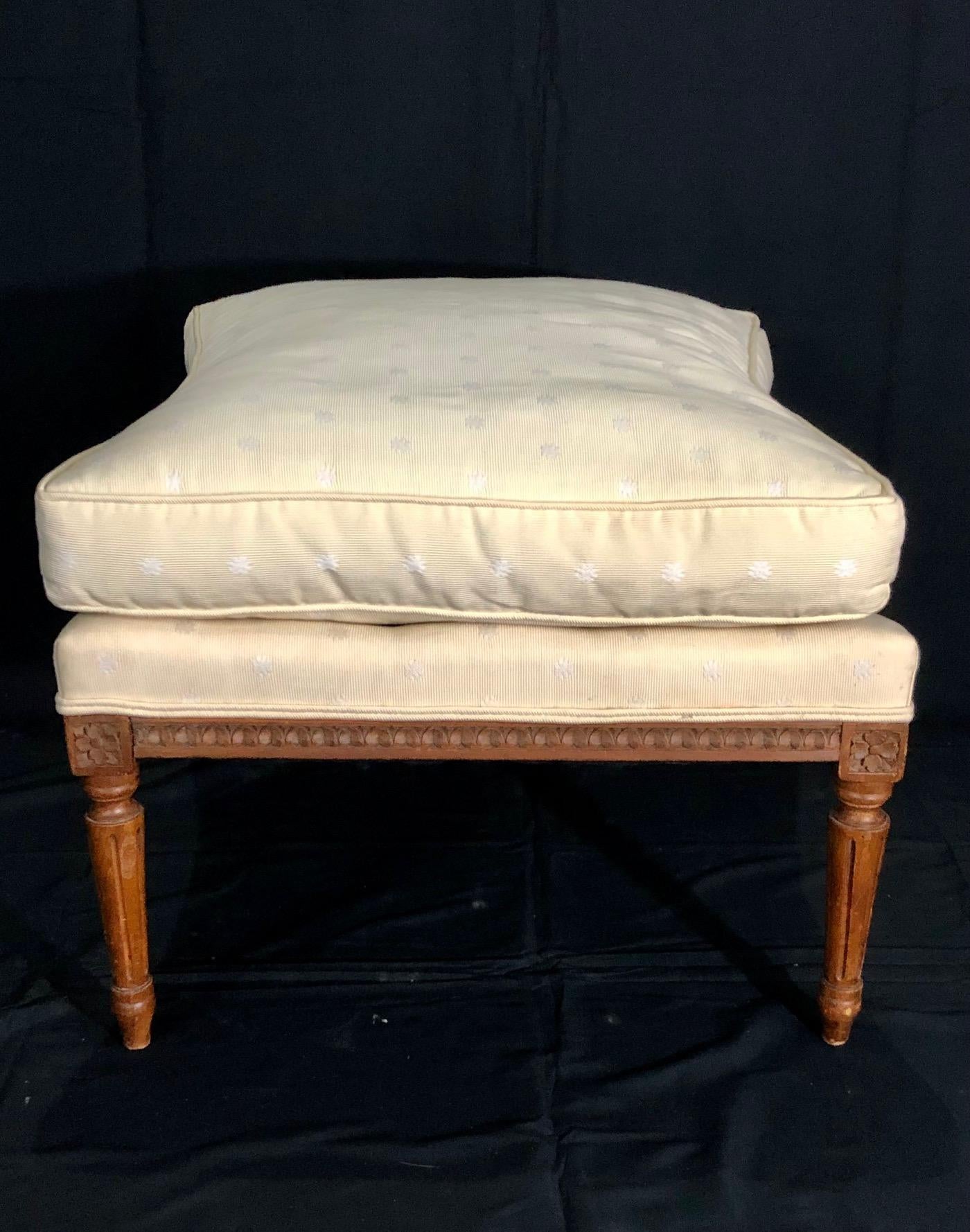 Sublime French Antique Louis XVI Style Duchesse Brisee Chaise Longue 1