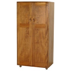 Sublime G Plan circa 1960s Ercol Wardrobe in Solid Elm Part of Large Suite