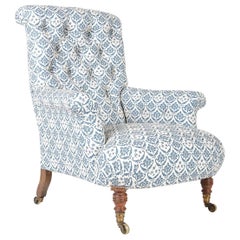 Antique  Sublime Howard and Sons ‘Easy’ Armchair 19th Century, circa 1860
